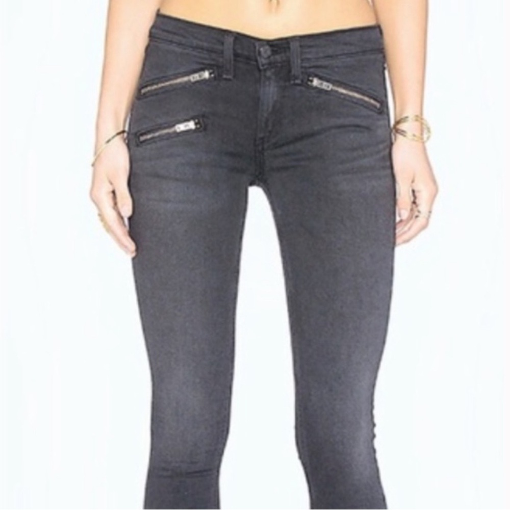 Rag and bone Moto Jeans with zippers